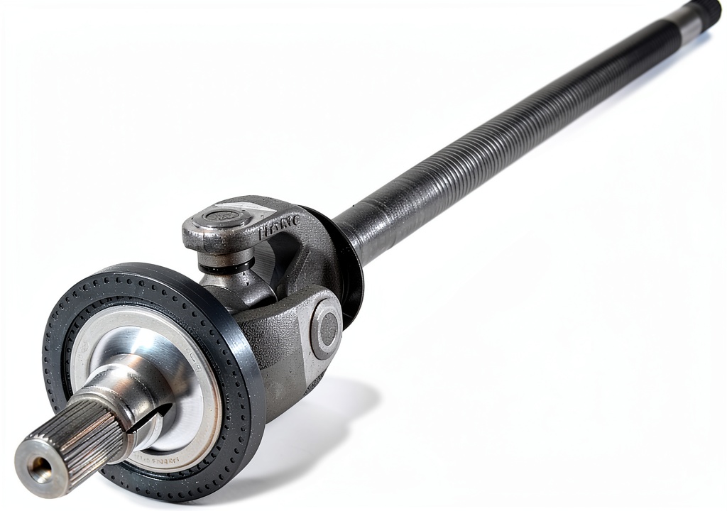 Yukon right hand axle installed on a Ford Super 60 truck front suspension
